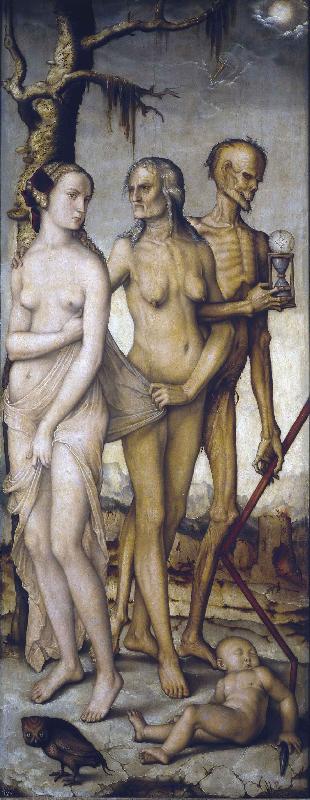 Hans Baldung Grien Three Ages of Man and Death oil painting picture